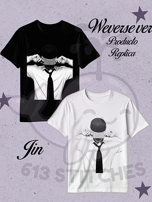 Bts Polera Weverse Jin (Producto Replica) 