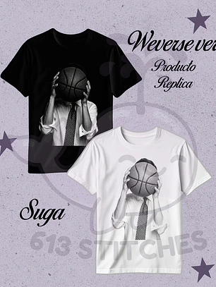 Bts Polera Weverse Suga (Producto Replica) 