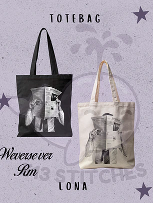 Bts Totebag RM Diseño Weverse
