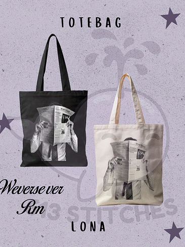 Bts Totebag RM Diseño Weverse 1