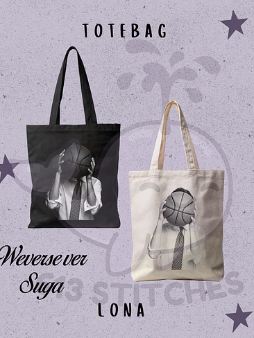 Bts Totebag Suga Diseño Weverse 1