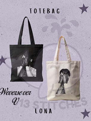 Bts Totebag V Diseño Weverse