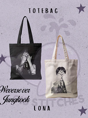 Bts Totebag Jungkook Diseño Weverse