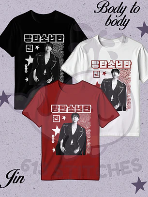 Bts Polera Arirang Body To Body SEOKJIN (JIN)