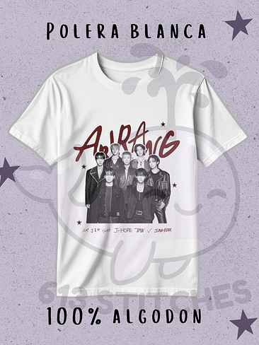 BTS Polera Grupal Diseño Arirang 2