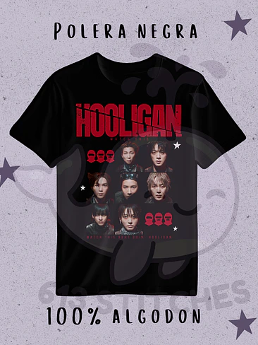 BTS Polera Grupal Diseño Hooligan 2