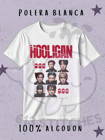 BTS Polera Grupal Diseño Hooligan 3