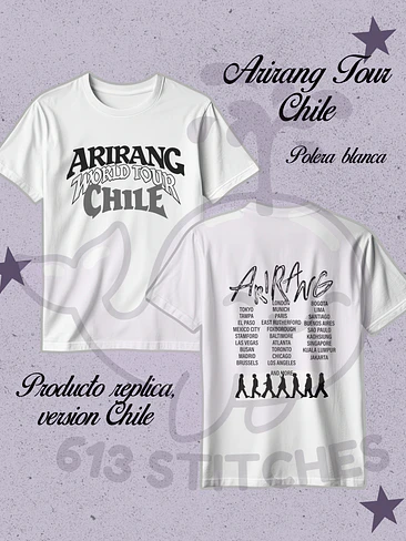 BTS Arirang World Tour Versión Chile 2