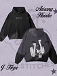 BTS Hoodie J-Hope - Logo Arirang Frontal y Estampado Trasero en Semitono - Miniatura 1
