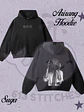 BTS Hoodie Suga - Logo Arirang Frontal y Estampado Trasero en Semitono - Miniatura 1