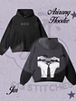 BTS Hoodie Jin - Logo Arirang Frontal y Estampado Trasero en Semitono - Miniatura 1