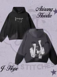 BTS Hoodie J-Hope  - Foto Grupal Frontal  y Estampado Trasero en Semitono - Miniatura 1
