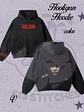 BTS Hooligan Hoodie Taehyung - Estampado frontal y Trasero en Semitono Color - Miniatura 1