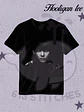 BTS Hooligan Tee Taehyung - Estampado Semitono Monocromo - Miniatura 1