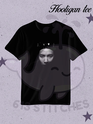 BTS Hooligan Tee J-Hope - Estampado Semitono Monocromo 1