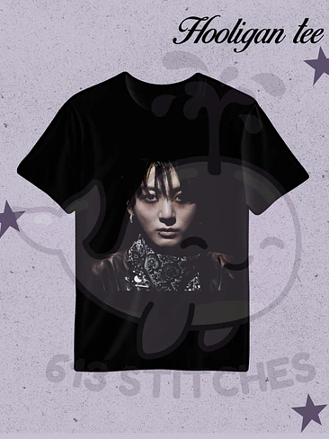 BTS Hooligan Tee Jungkook  - Estampado Semitono Color 1