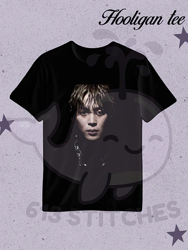 BTS Hooligan Tee Jimin - Estampado Semitono Color 1