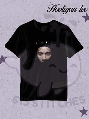 BTS Hooligan Tee J-Hope - Estampado Semitono Color