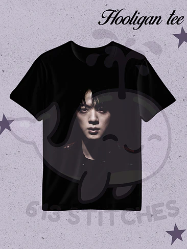 BTS Hooligan Tee Jin - Estampado Semitono Color 1