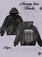 BTS Arirang Tour Hoodie Acid Wash Negro - Miniatura 1