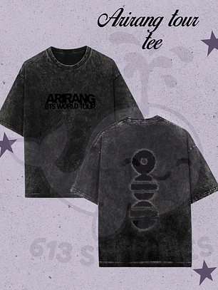 BTS Arirang Tour Tee Acid Wash (replica)
