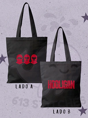 BTS Arirang Tour Totebag Diseño Hooligan Estampado Ambos Lados