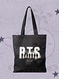 BTS Arirang Tour Totebag Diseño Siluetas - Miniatura 1