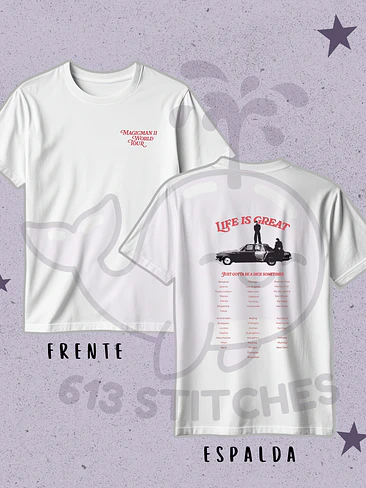 Jackson Wang - Polera Life is Great 1