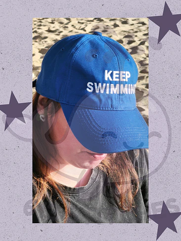 BTS Keep Swimming Jockey Bordado - Azul Rey (Producto NO Oficial) 2