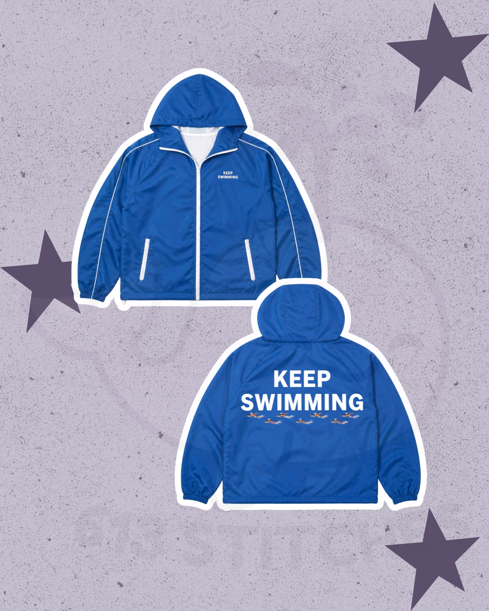 BTS Keep Swimming Cortavientos (Producto NO Oficial)