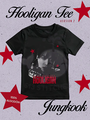 BTS Hooligan ver. 2 Polera Manga Corta Jungkook