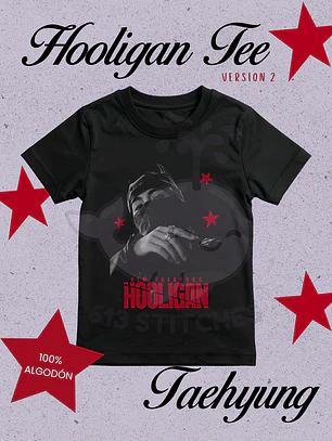 BTS Hooligan ver. 2 Polera Manga Corta Taehyung (V)