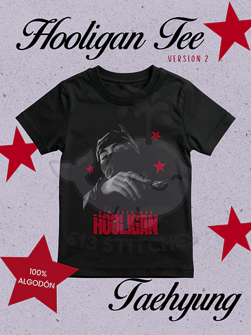 BTS Hooligan ver. 2 Polera Manga Corta Taehyung (V) 1