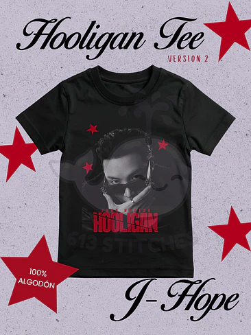 BTS Hooligan ver. 2 Polera Manga Corta J-hope  1