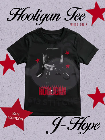 BTS Hooligan ver. 2 Polera Manga Corta J-hope Diseño 2 1