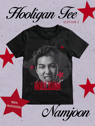 BTS Hooligan ver. 2 Polera Manga Corta Namjoon