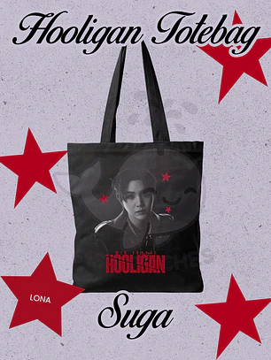BTS Hooligan ver. 2 Totebag Suga