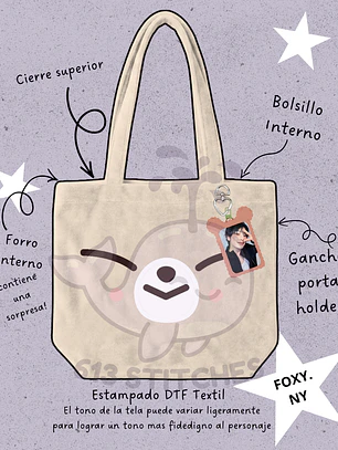 Stray Kids - SKZOO Face Plush Bag Foxy.NY (Jeongin)