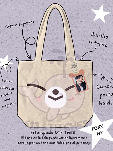 Stray Kids - SKZOO Face Plush Bag Foxy.NY (Jeongin) 1