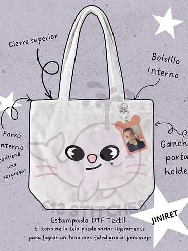 Stray Kids - SKZOO Face Plush Bag Jiniret (HYUNJIN) 1