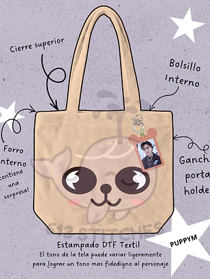 Stray Kids - SKZOO Face Plush Bag PuppyM (SEUNGMIN)