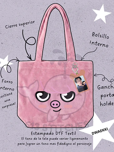 Stray Kids - SKZOO Face Plush Bag Dwaekki (CHANGBIN) 1