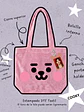 BTS BT21 Universtar Face Plush Bag Cooky (JUNGKOOK) - Miniatura 1