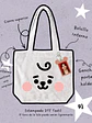 BTS BT21 Universtar Face Plush Bag RJ (JIN) - Miniatura 1