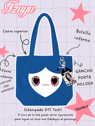 Twice - Lovely Face Plush Bag Tzuvely (TZUYU)