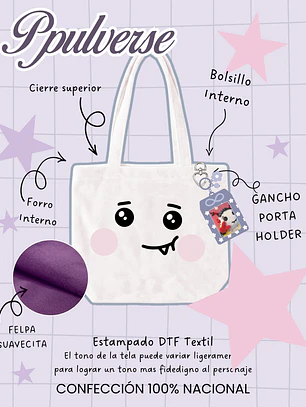 Txt Ppulbatu Face Plush Bag Ppulverse