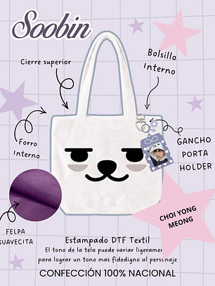 Txt Ppulbatu Face Plush Bag Choi Yong Meong (SOOBIN)