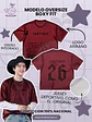 BTS Arirang Tour Jersey Oversize Boxy Fit - Diseño Santiago/Chile - Miniatura 1