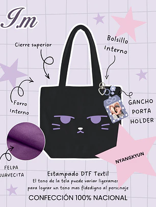 Monsta X - Monmungchi Face Plush Bag Nyangkyun (I.M)