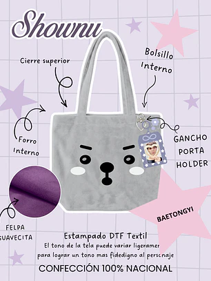 Monsta X - Monmungchi Face Plush Bag Baetongyi (SHOWNU)
